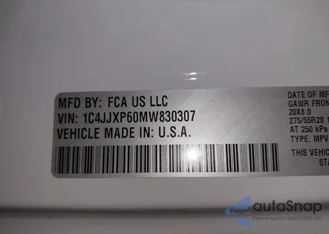 2021 Jeep Wrangler 4Xe Unlimited Sahara 4X4 from USA, damaged, VIN 1C4JJXP60MW830307